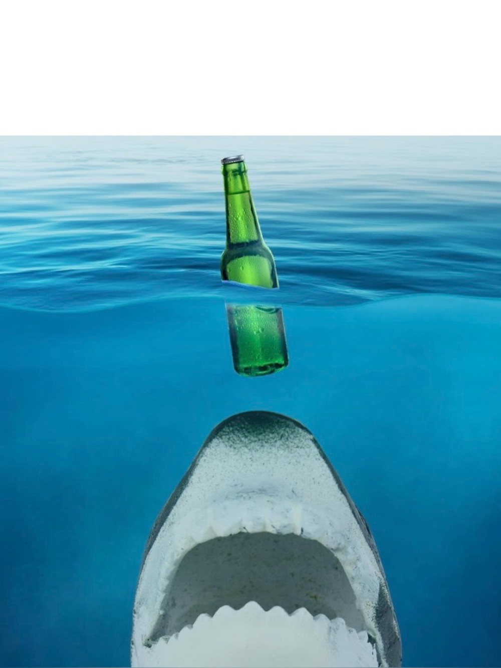 Shark Teeth Beer Bottle Opener Cast Iron Wall Mounted Nautical Beach House Decor